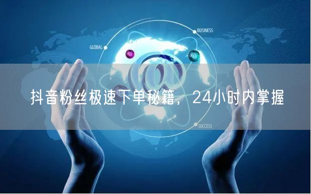 抖音粉丝极速下单秘籍，24小时内掌握