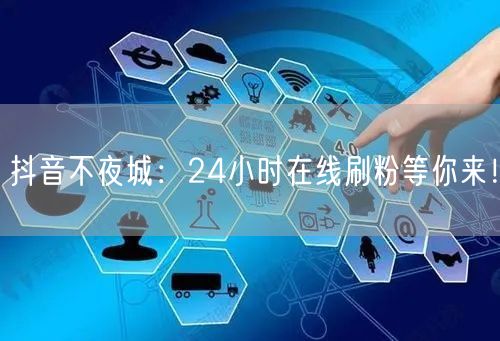 抖音不夜城：24小时在线刷粉等你来！