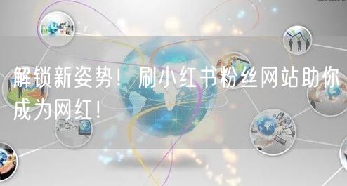 解锁新姿势！刷小红书粉丝网站助你成为网红！