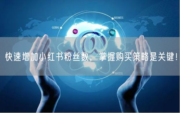 快速增加小红书粉丝数，掌握购买策略是关键！