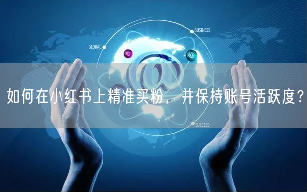 如何在小红书上精准买粉，并保持账号活跃度？