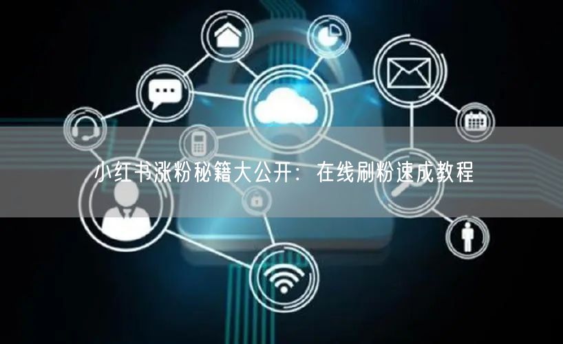 小红书涨粉秘籍大公开：在线刷粉速成教程