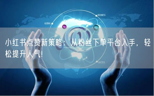小红书点赞新策略：从粉丝下单平台入手，轻松提升人气!