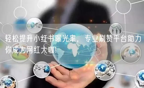 轻松提升小红书曝光率，专业刷赞平台助力你