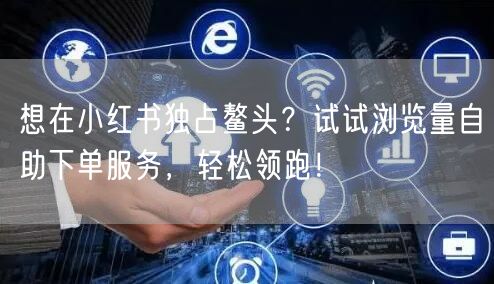 想在小红书独占鳌头？试试浏览量自助下单服务，轻松领跑！