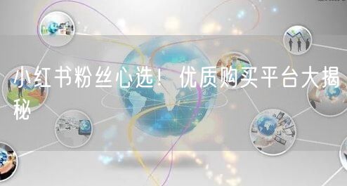 小红书粉丝心选！优质购买平台大揭秘