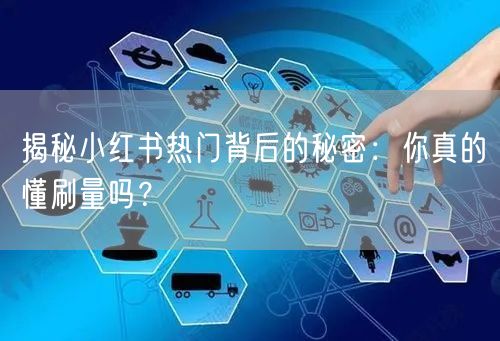 揭秘小红书热门背后的秘密：你真的懂刷量吗？