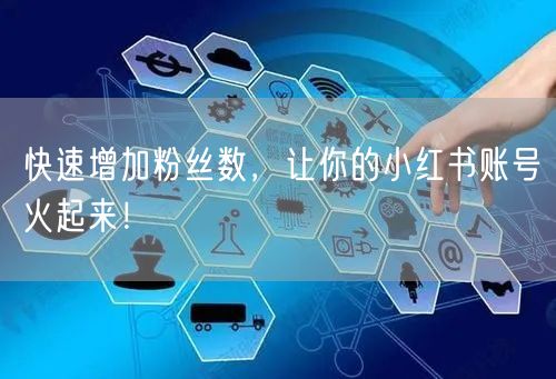 快速增加粉丝数，让你的小红书账号火起来！