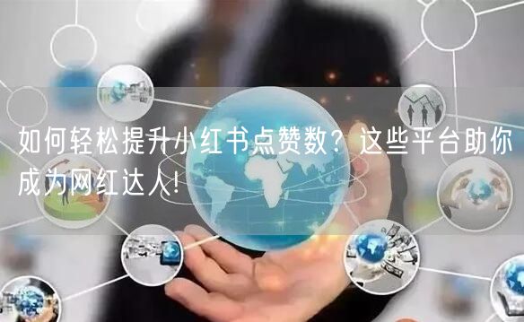 如何轻松提升小红书点赞数？这些平台助你成为网红达人!