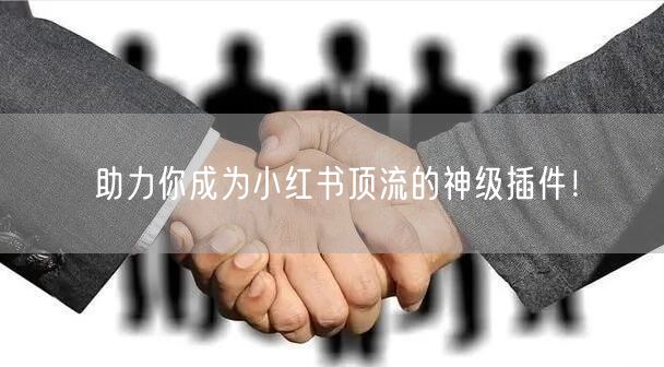 助力你成为小红书顶流的神级插件！
