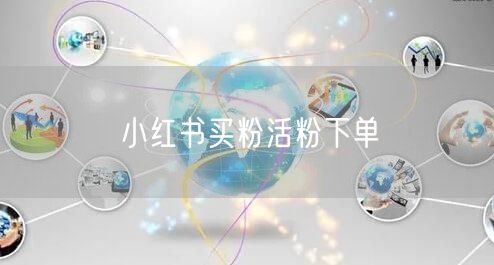 小红书买粉活粉下单