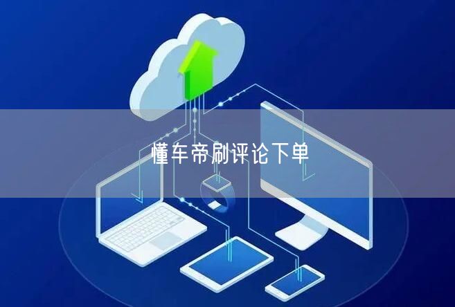 懂车帝刷评论下单