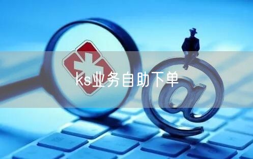 ks业务自助下单