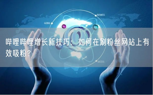 哔哩哔哩增长新技巧：如何在刷粉丝网站上有效吸粉？