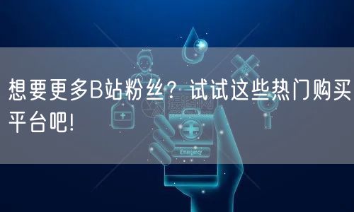 想要更多B站粉丝？试试这些热门购买平台吧!