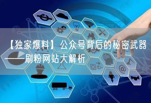 【独家爆料】公众号背后的秘密武器——刷粉网站大解析